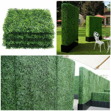 FashionSecretsLLC High Density Artificial Boxwood Green Wall 